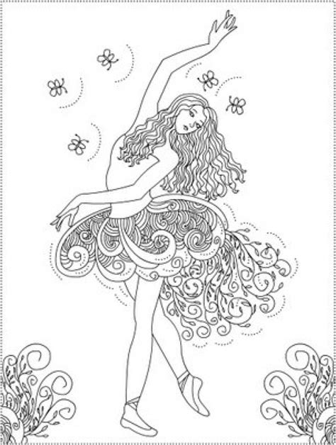 ballerina coloring pages  kids