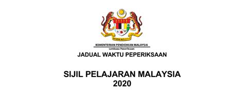 Spm, sikil pelajaran malaysia, jadual peperiksaan spm, spm exam date, jadual waktu peperiksaan sijil pelajaran malaysia, panduan spm soalan percubaan sejarah spm dan skema jawapan. SPM : Jadual Waktu Peperiksaan Sijil Pelajaran Malaysia 2020