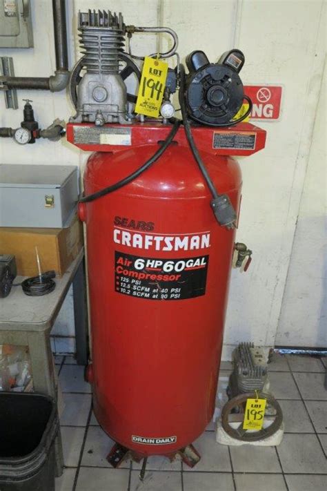 Craftsman 6hp 60 Gal Air Compressor