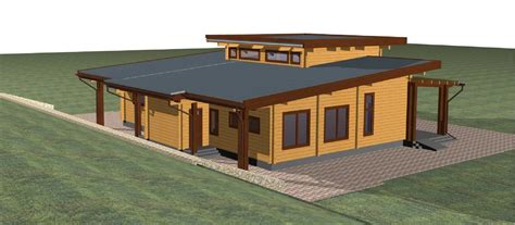 Ecofriendly Prefab Laminated Log House Kit Diy Building Cabin Home Kit