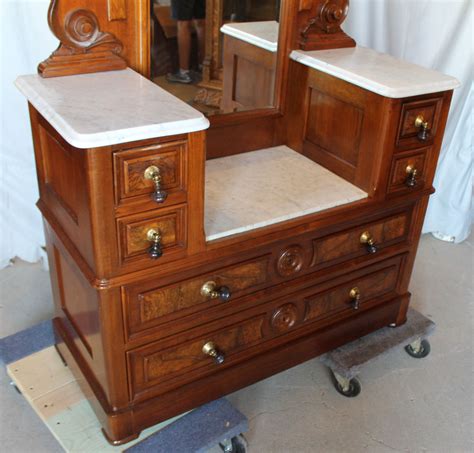 Bargain Johns Antiques Antique Victorian Walnut 3 Piece Bedroom Set