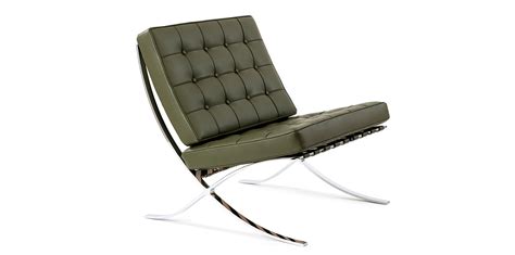 Publication excerpt from the museum of modern art, moma highlights, new york: Barcelona Chair Reproduction by Ludwig Mies van der Rohe
