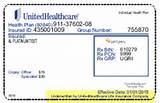 United Healthcare Card Policy Number