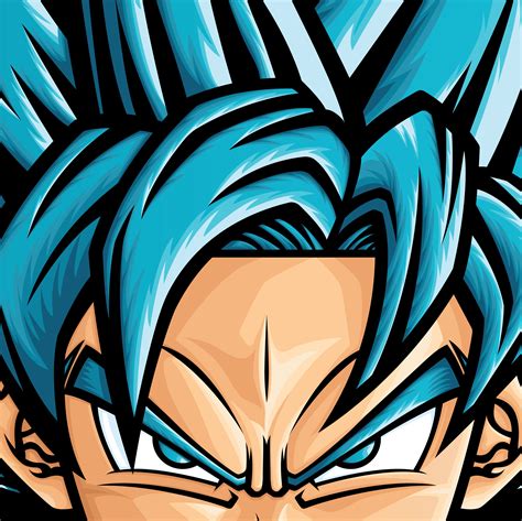 Goku Super Saiyan Blue Sticker By Roberto Orozco On Dribbble