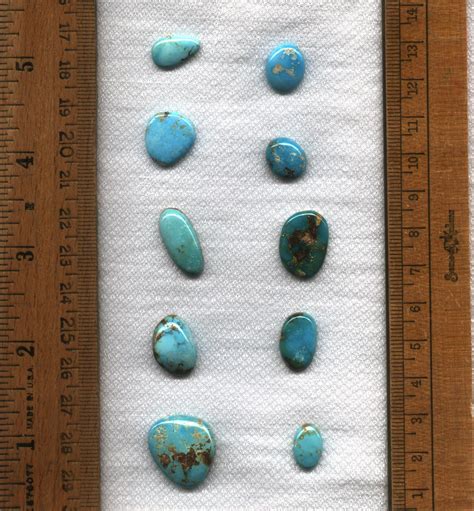 Stone Mountain Turquoise Cabs On Etsy Turquoise Natural Turquoise
