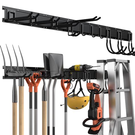Pcs Tool Storage Rack Inches Adjustable Garage Tool Organizer