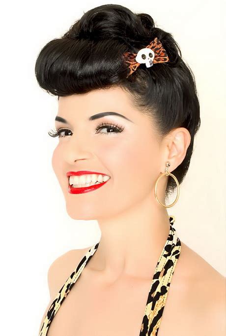 Pin Up Girl Hairstyles For Short Hair Style And Beauty