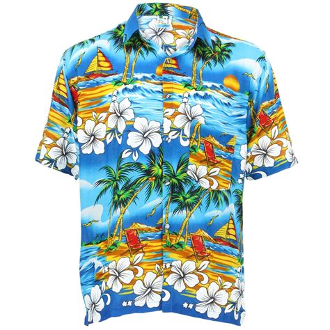 Shirt Hawaiian Party Strand Hawaii Pidoza Aloha Hirsch Laut Herren