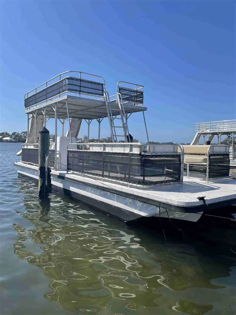 Full Day Double Decker Pontoon Boat Visit Shell Island