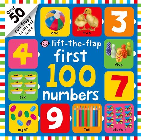 Help your little one learn a new language with this bilingual first words book! First 100 Lift The Flap Numbers | Roger Priddy | Macmillan