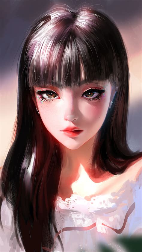 Beautiful Anime Girl Art 4k 9470f Wallpaper Pc Desktop