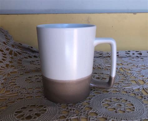 Starbucks 16oz 2016 Cream Tan Dipped Mug On Mercari Mugs Starbucks