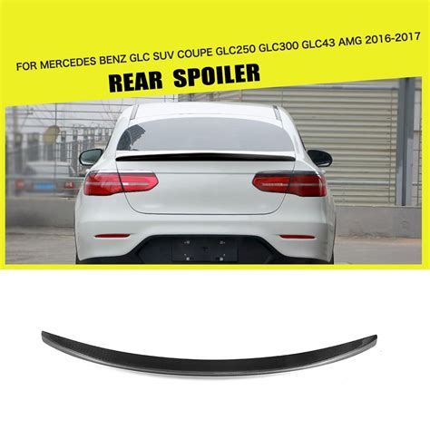 Carbon Fiber Frp Rear Spoiler Window Wing For Mercedes Benz Glc Suv