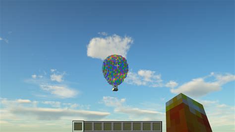 Technicolour Hot Air Balloon Minecraft Map