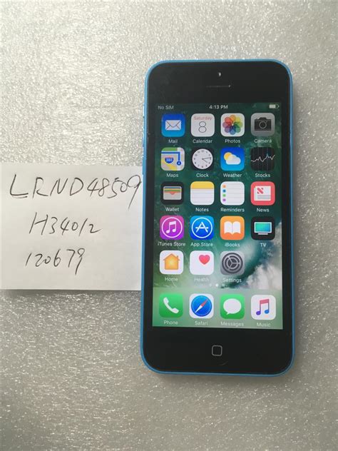 Apple Iphone 5c Unlocked Blue 8gb A1532 Gsm Lrnd48509 Swappa