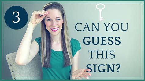 Can You Guess This Sign 3 Sign Language Lessons Learn Sign