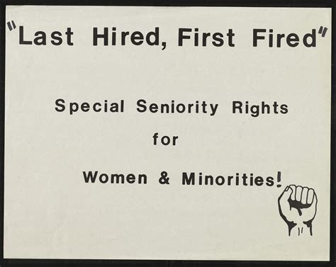 Last Hired, First Fired | Smithsonian Institution