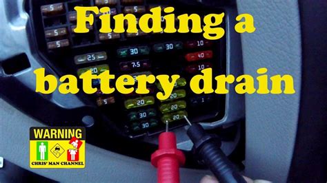 Bought the car from a previous owner, car's fine, no major issues, but the battery died within the week. How to find a parasitic draw in a modern vehicle - YouTube