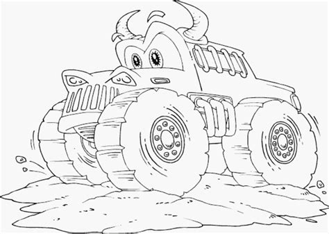 Free monster trucks coloring pages & activity sheets. Drawing Monster Truck Coloring Pages with Kids
