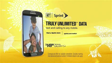 Sprint Truly Unlimited Data Tv Commercial 100 Off Phone Fathers