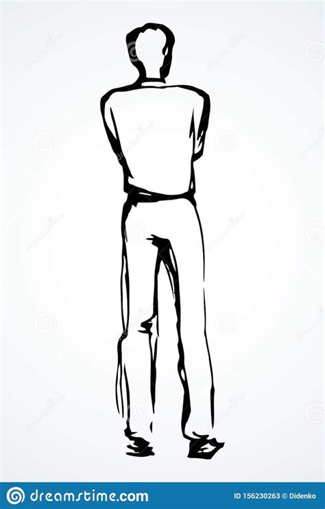 Famous Drawing Of A Man Standing Backwards References Creatively
