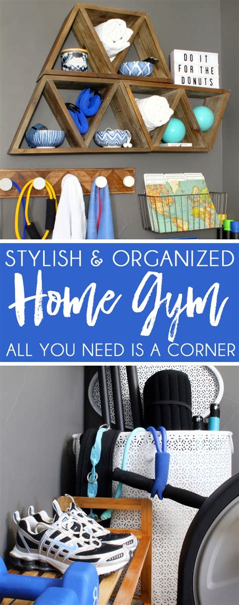 We would probably all have smaller waistlines if only going to the gym wasn't such a hassle. Stylish Home Gym Ideas for Small Spaces | Blue i Style ...