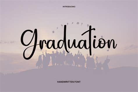 Graduation Font By Asmunin78 · Creative Fabrica