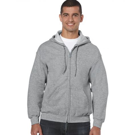 Gildan 18600 Adult 5050 Zip Hoodie