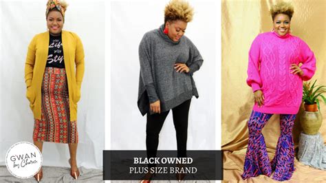 Black Owned Plus Size Fashion Brands Boutiques In The Huntswoman