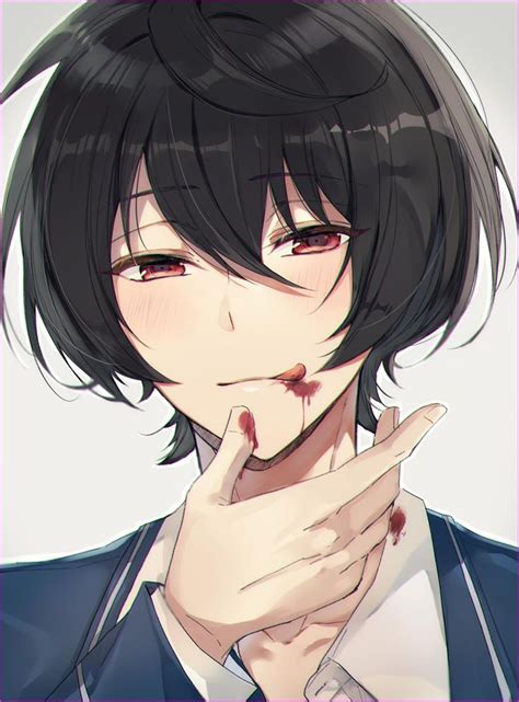 ひいな♞ On Twitter Handsome Anime Guys Dark Anime Anime Boy