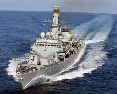 British Warship Kent Heads To The Gulf London Globe