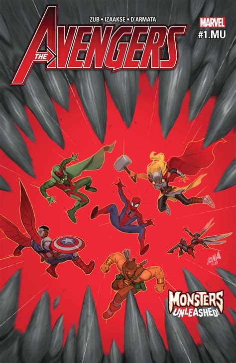 Avengers 2016 1mu Marvel Marvel Marvelofficial Avengers Cover