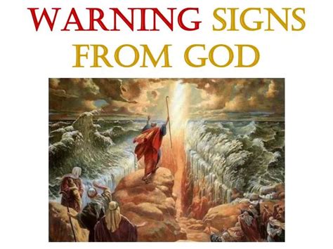 Ppt Warning Signs From God Powerpoint Presentation Free Download