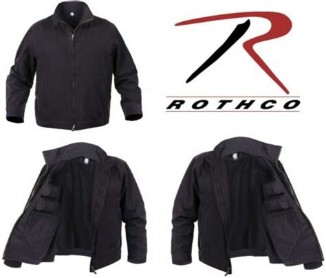 Rothco Mens Black Coyote Tactical Lightweight Concealed Carry Jacket