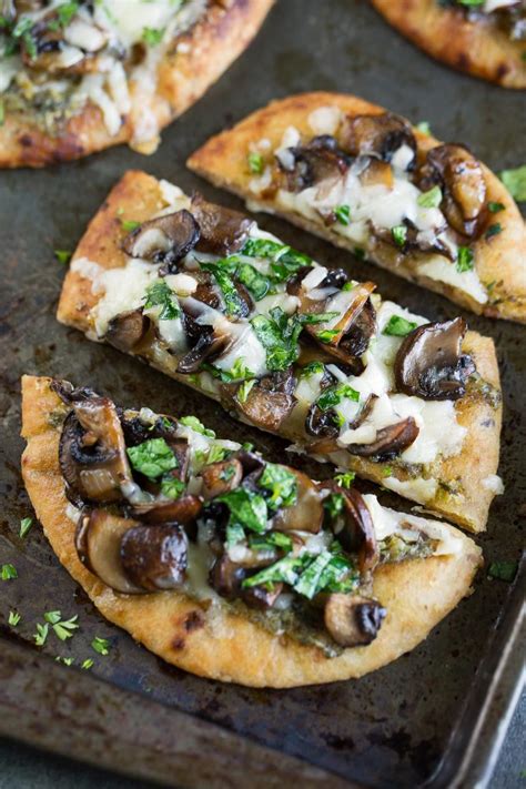 Maybe you would like to learn more about one of these? Caramelized Mushroom Flatbread Pizzas - Peas And Crayons