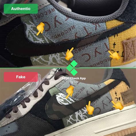 Nike travis scott air force 1 low cactus jack real vs fake! How To Spot Fake Air Force 1 Cactus Jack Sneakers - Real ...
