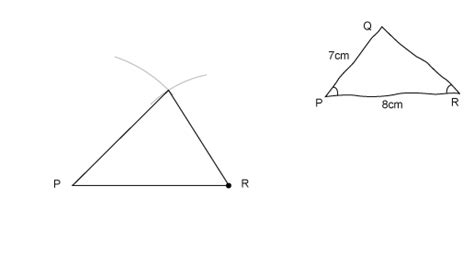 Bbc Ks3 Bitesize Maths Constructing Triangles And Bearings