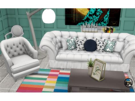 Chesterfield Seating By 876simmer The Sims 4 Download