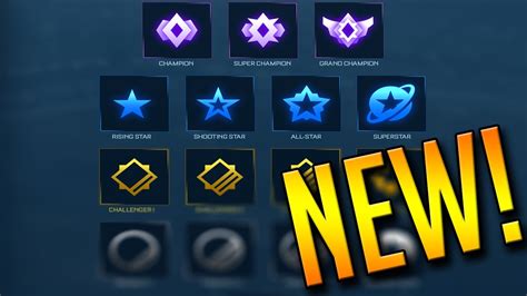 New Ranking System Explained Rocket League New Tier System