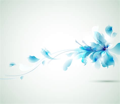Baby Blue Flowers Vector Background Baby Blue Vine Background Image