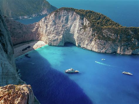 Clear Blue Water Of Greece Photograph By Robert Populete Pixels