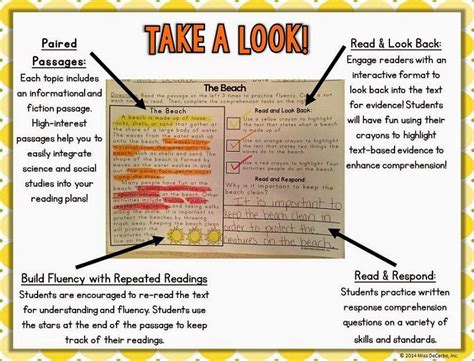Self check go back and see what you can check off on the self. SUMMER Text Evidence Reading Passages with a Freebie! - Miss DeCarbo