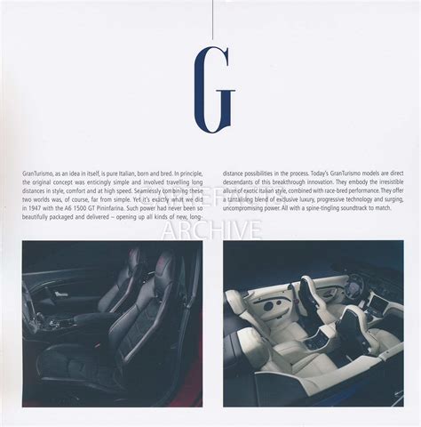 Maserati GranTurismo GranCabrio Brochure