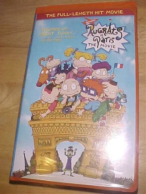 RUGRATS IN PARIS The Full Length Hit Movie 2000 VHS Clamshell Case