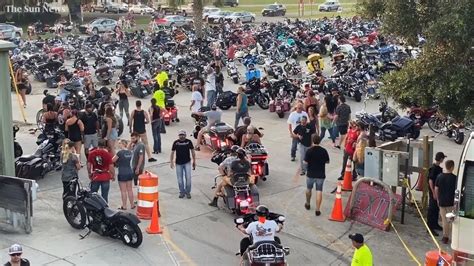 Scenes From Myrtle Beach Spring Bike Rally In Murrells Inlet Youtube