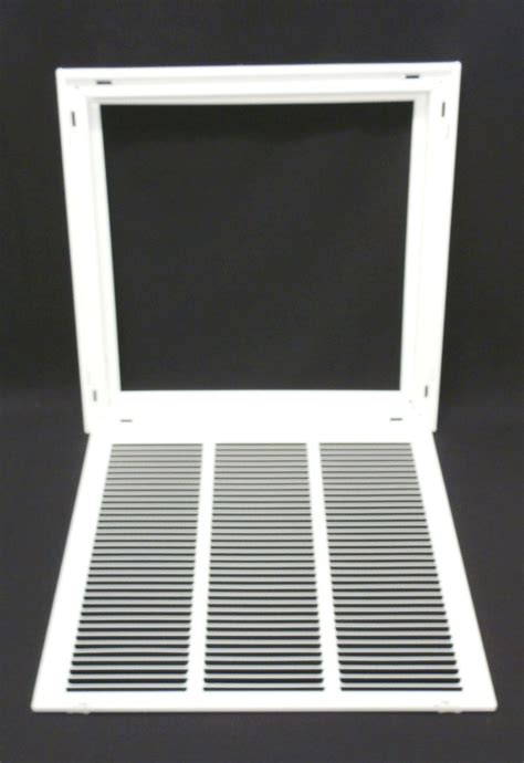 18 X 18 Steel Return Air Filter Grille For 1 Filter Removable Face