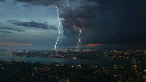 1920x1080 Thunderstorm Wallpapers Thunderstorm City 416242 Hd