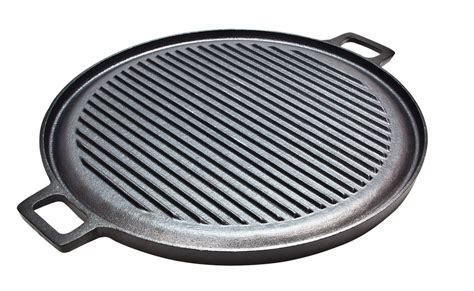 Easyline Grill Plate Cast Iron ⌀ 30 Cm 2 Sided Free Shipping From €99