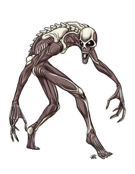 Creepy Doppleganger Monster Concept Art Creepy Monster Creepy Animals