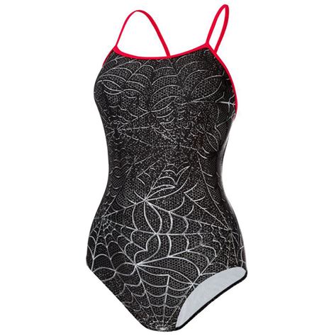 Maru Ariadne Ecotech Sparkle Swift Back Ladies Swimsuit Black Aqua Swim Supplies